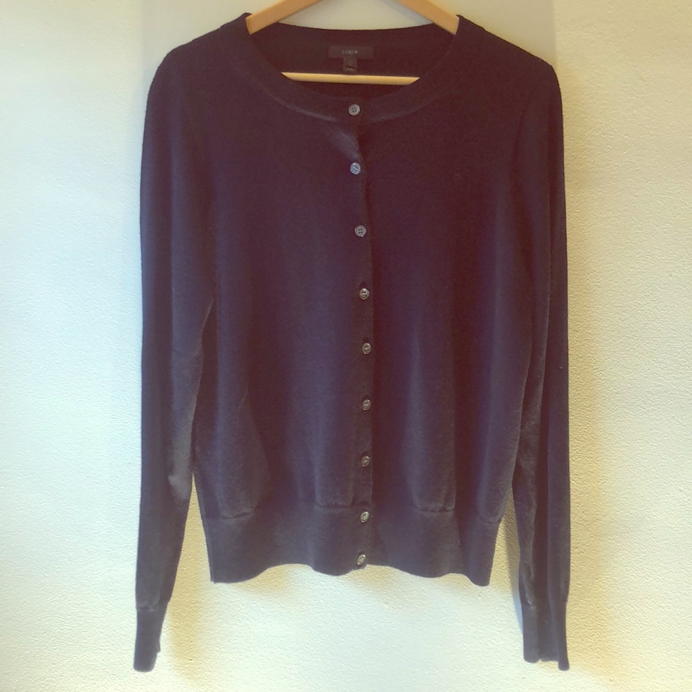 J. Crew Women’s Navy Blue Cardigan sz. L